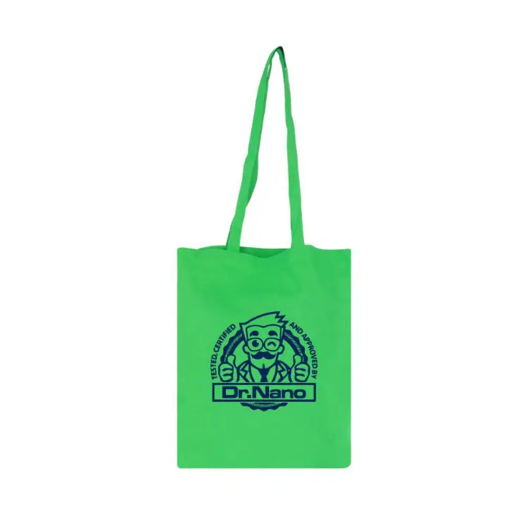 Picture of 140gsm Coloured Long Handle Cotton Bag