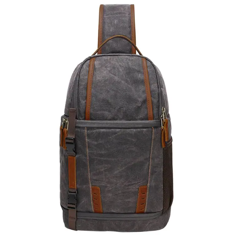 Picture of Waxed Canvas Camera Sling Bag