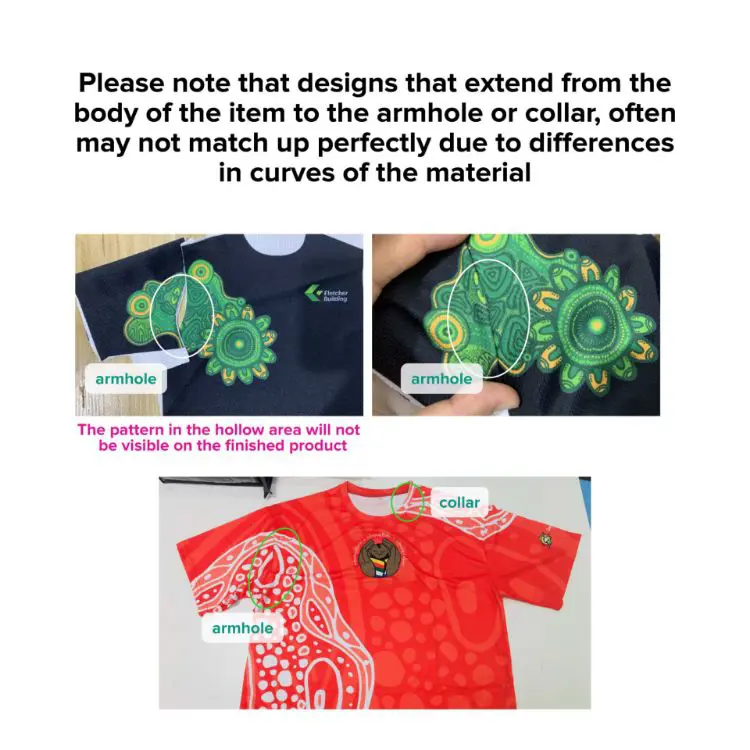 Picture of Unisex Adults 100% Polyester Sublimated Insert Collar T-shirt