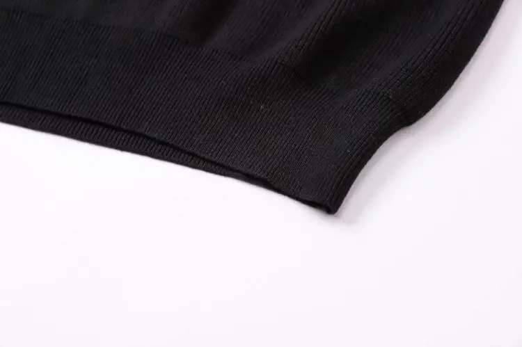 Picture of Unisex Cotton Spandex V-Neck Knitted Vest