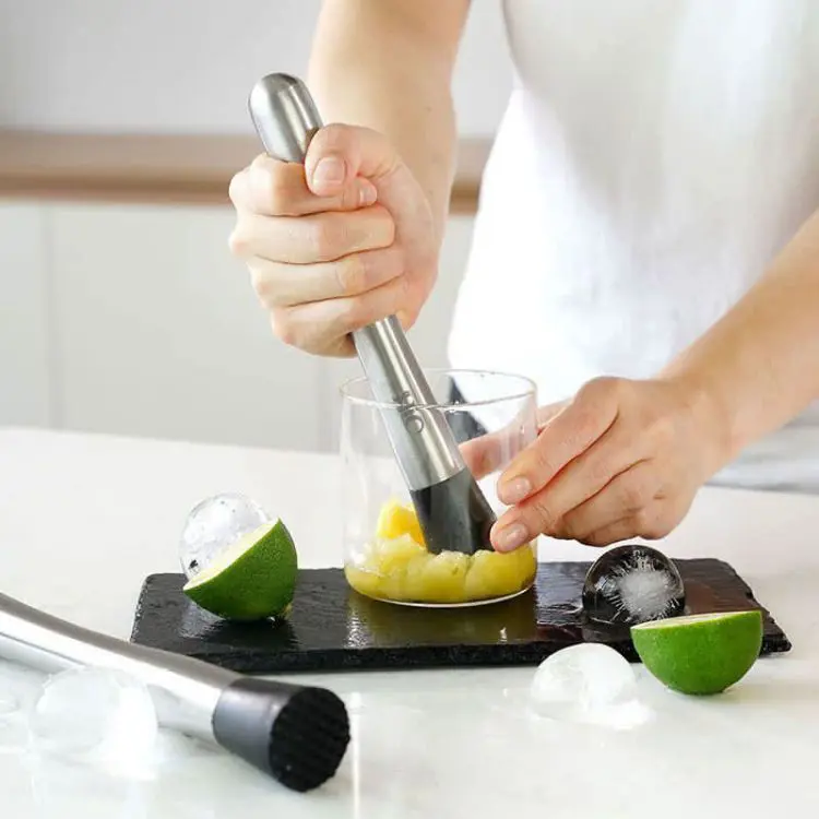Picture of Long Stainless Steel Cocktail Muddler