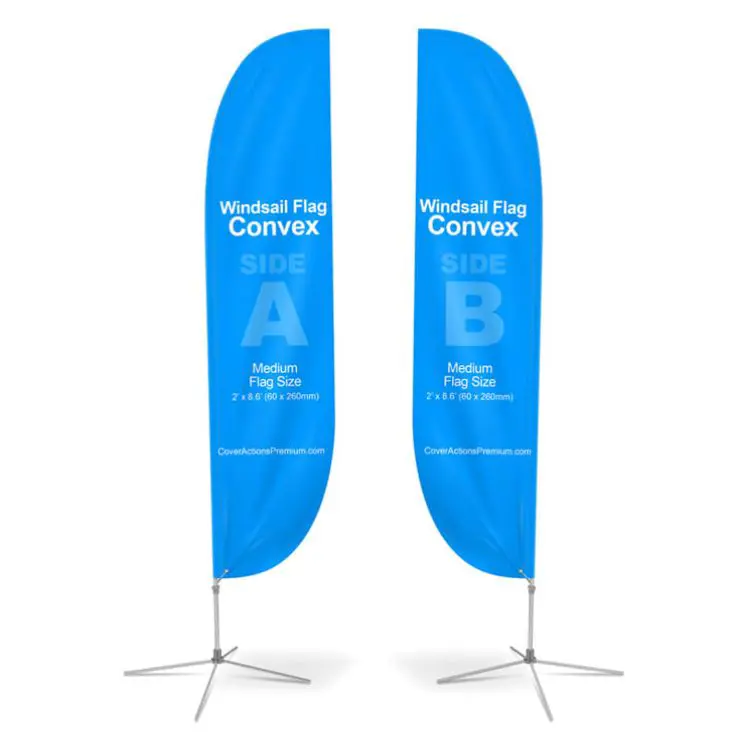 Picture of Medium(70.4*300cm) Convex Feather Banners 13ft
