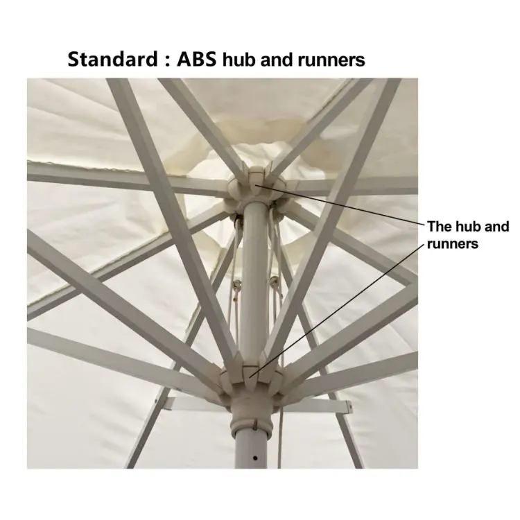 Picture of 2.7x2.7m Tilting Stock Colour Commercial Market Umbrella