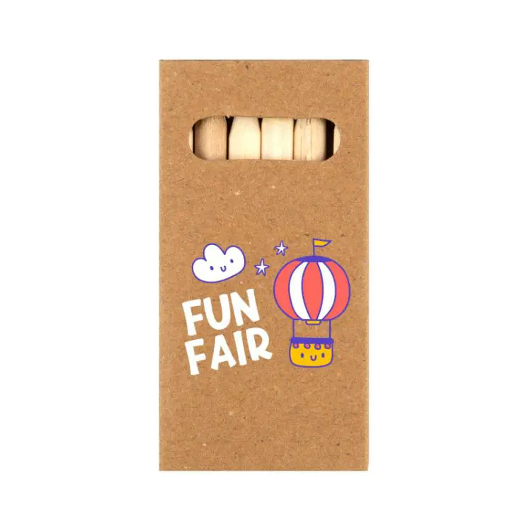 Picture of Colouring Short Handle Cotton Bag & Pencils