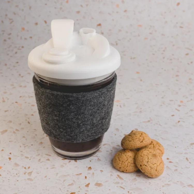 Picture of Vienna Coffee Cup / Snap Lid / RPET Band