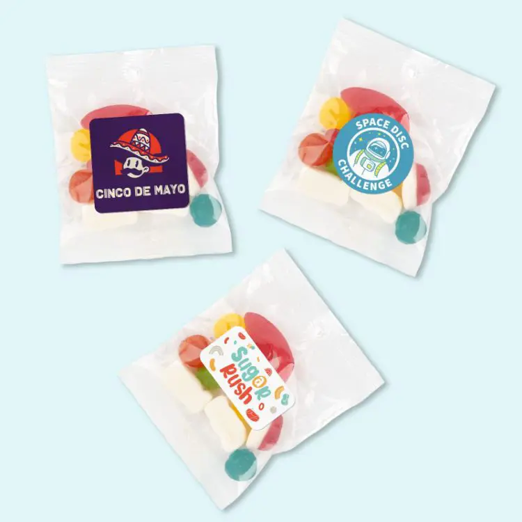 Picture of Assorted Jelly Party Mix in 50 Gram Cello Bag