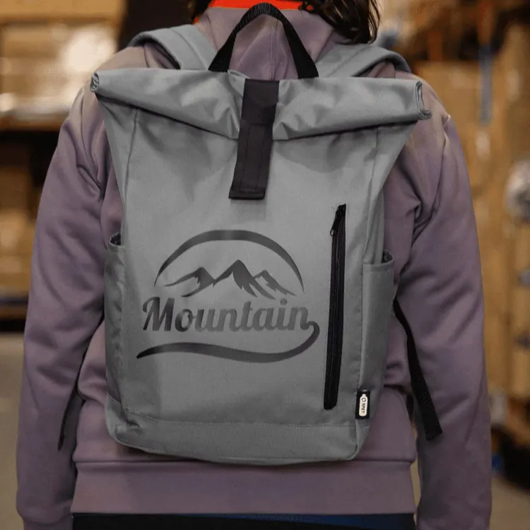 Picture of Byron 15.6" GRS RPET Roll-Top Backpack 18L