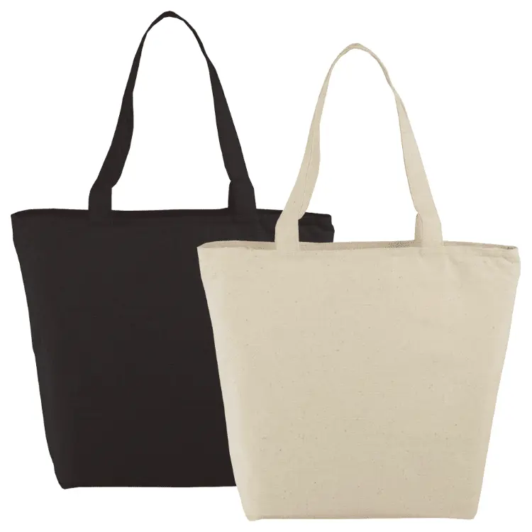 Picture of Cotton Maine Zippered Tote 15L