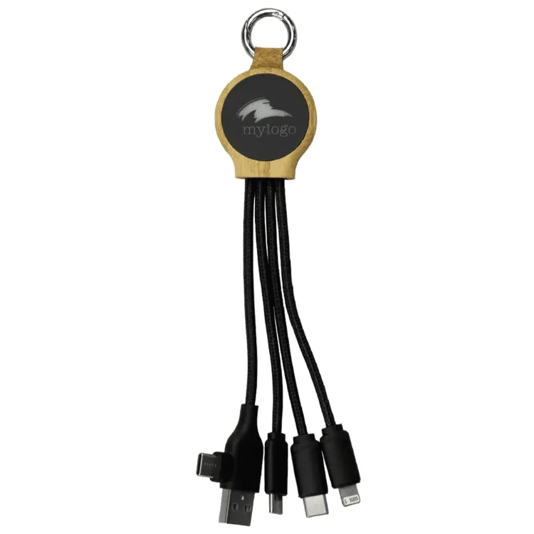 Picture of 16.5cm Recycled 6-In-1 Charging Cable