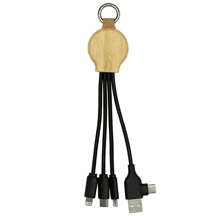 Picture of 16.5cm Recycled 6-In-1 Charging Cable
