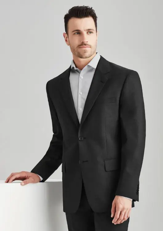 Picture of Mens Comfort Wool Stretch 2 Button Classic Jacket