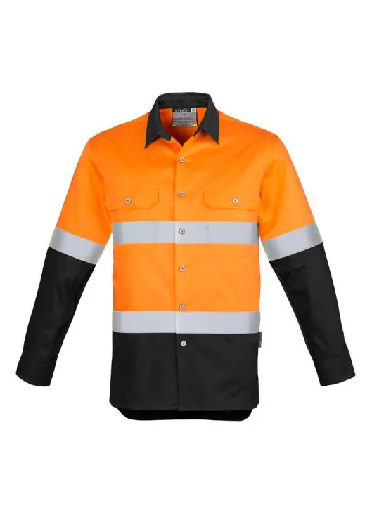 Picture of Mens Industrial Long Sleeve Shirt - Hoop Taped