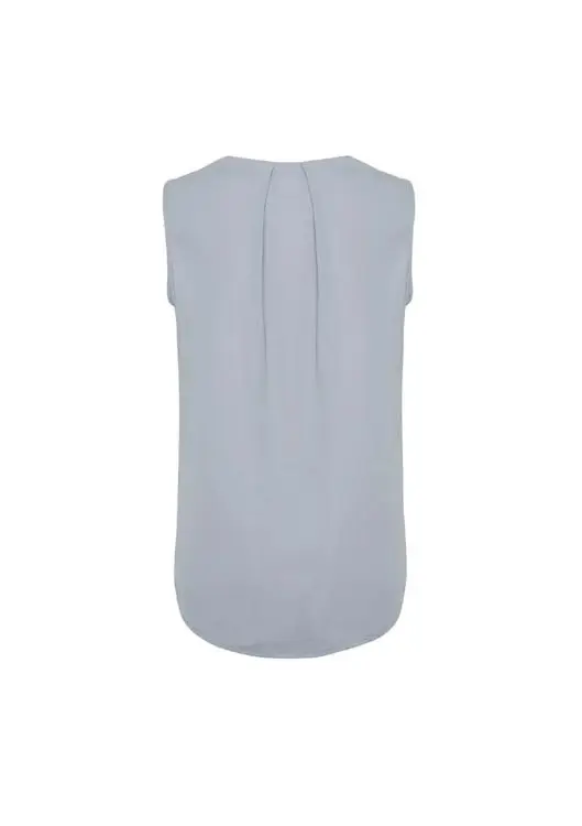 Picture of Womens Estelle Sleeveless Pleat Detail Blouse