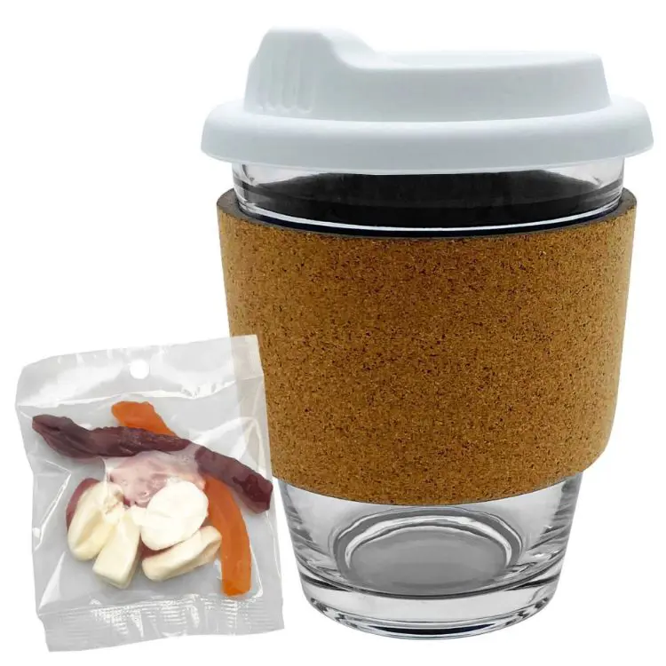Picture of Jelly Party Mix in Cork Band Glass Coffee Cup