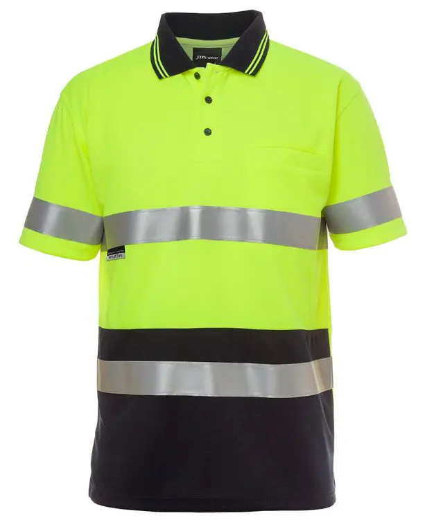 Picture of JB's Hv S/S Non Cuff (D+N) Trad Polo
