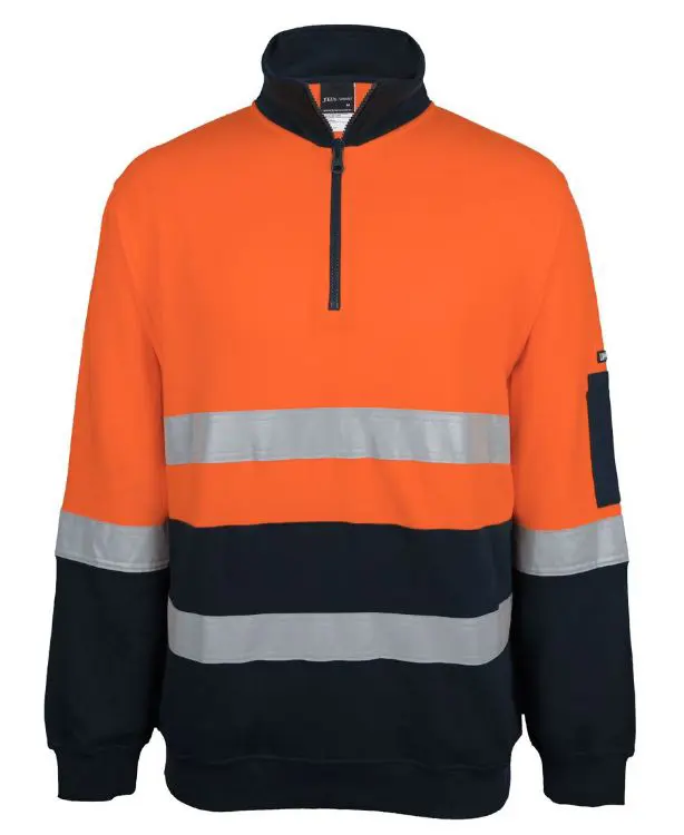 Picture of JB's Hv 310 (D+N) Cotton 1/2 Zip Fleece