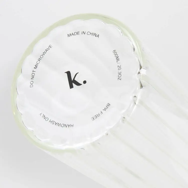 Picture of Keepsake Linear Glass Drink Bottle