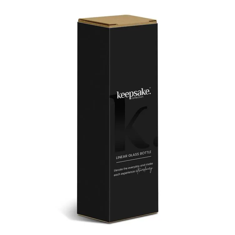 Picture of Keepsake Linear Glass Drink Bottle