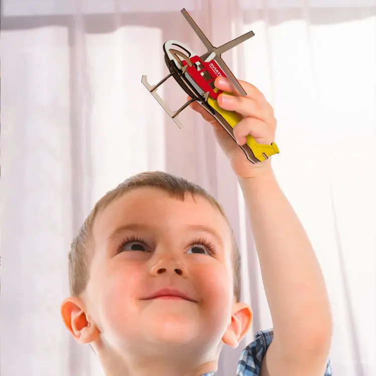 Picture of BRANDCRAFT Helicopter Wooden Model