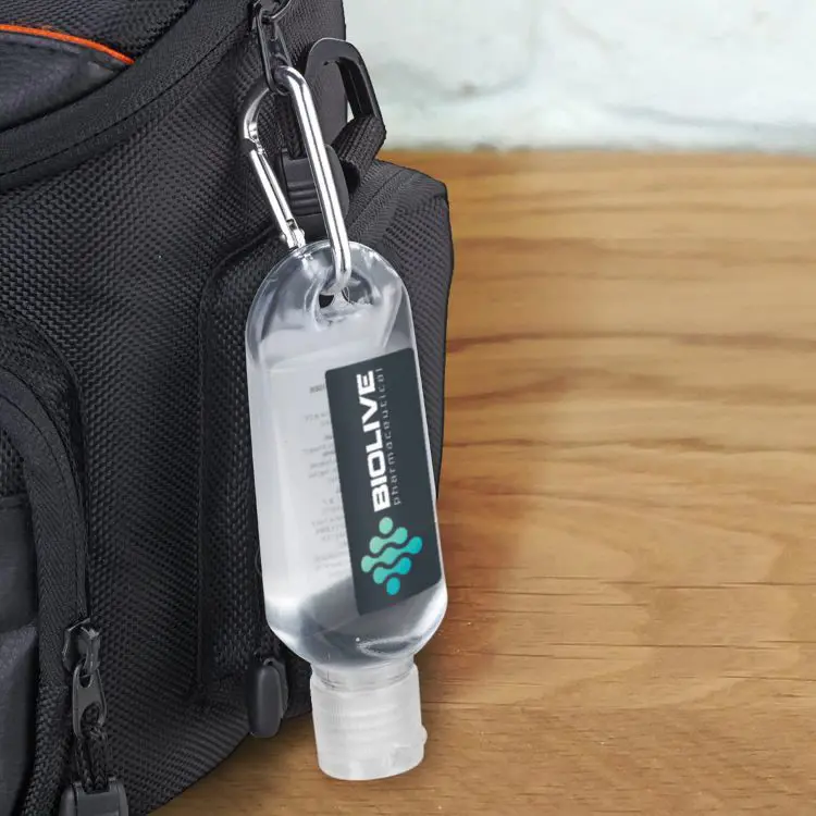 Picture of Carabiner Hand Sanitiser 55ml