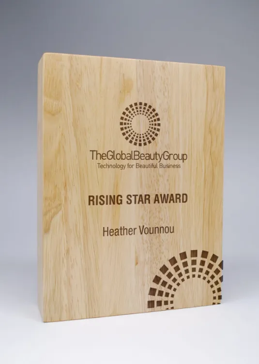 Picture of Wood Block Award - Add Engraving Costs