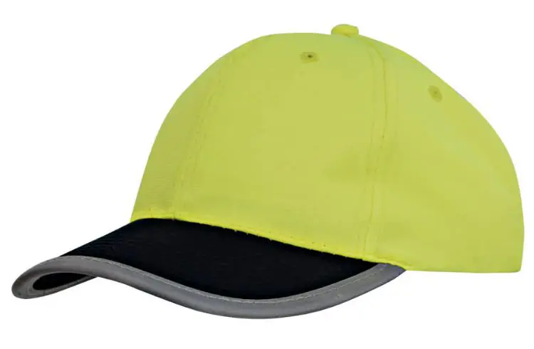 Picture of Luminescent Safety Cap with Reflective Trim