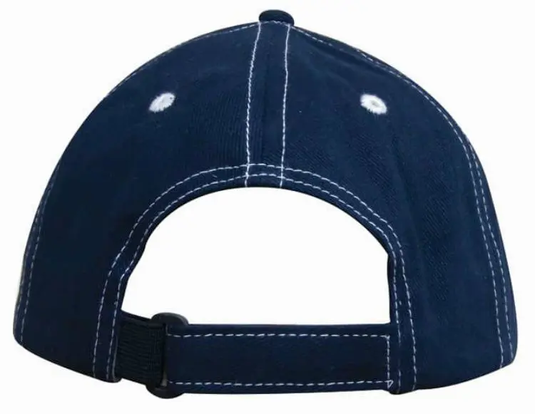 Picture of Brushed Heavy Cotton Two Tone Cap with Contrasting Stitching and Open Lip Sandwich