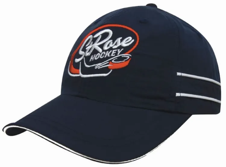 Picture of Microfibre Sports Cap with Piping and Sandwich