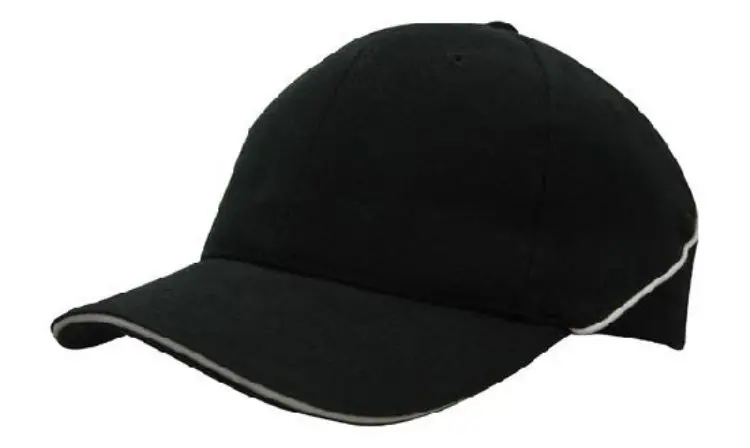 Picture of Brushed Heavy Cotton Cap with Crown Piping and Sandwich