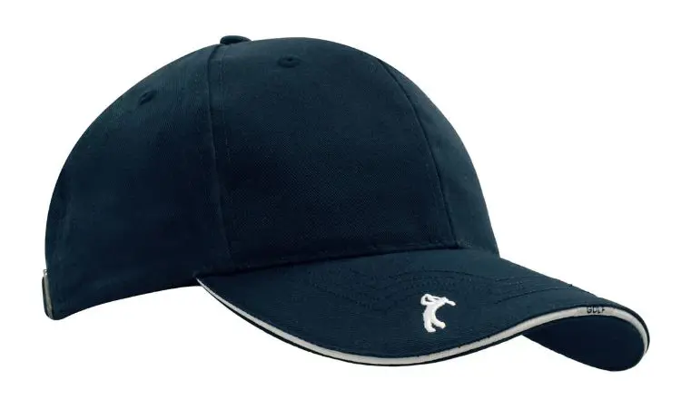 Picture of Chino Twill Golf Cap with Peak Embroidery