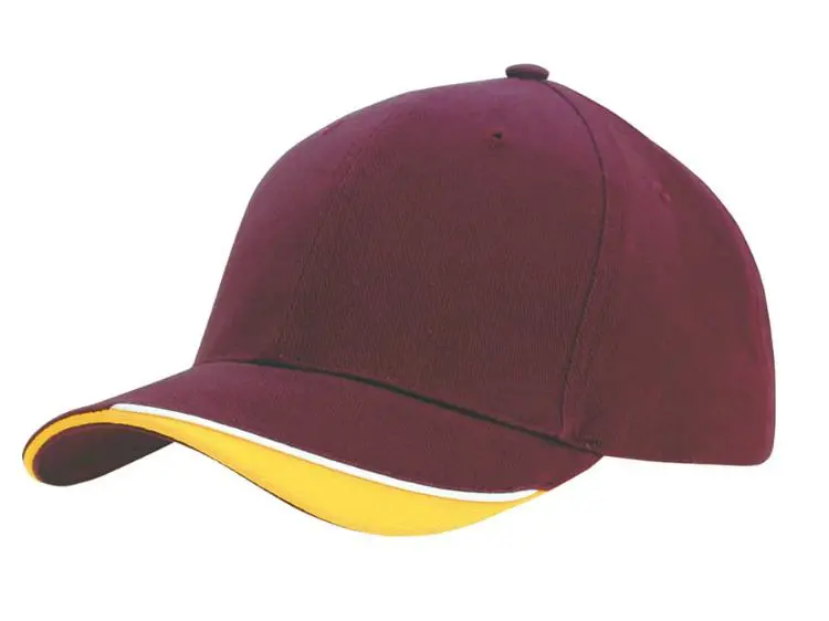 Picture of Brushed Heavy Cotton Cap with Indented Peak