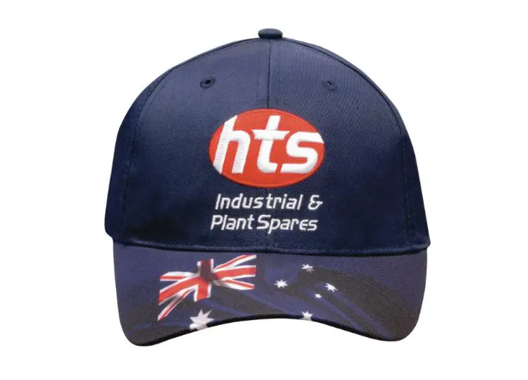 Picture of Breathable Poly Twill Waving Flag Cap