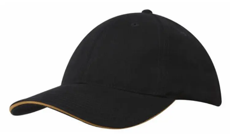 Picture of Brushed Heavy Cotton Cap with Sandwich Trim
