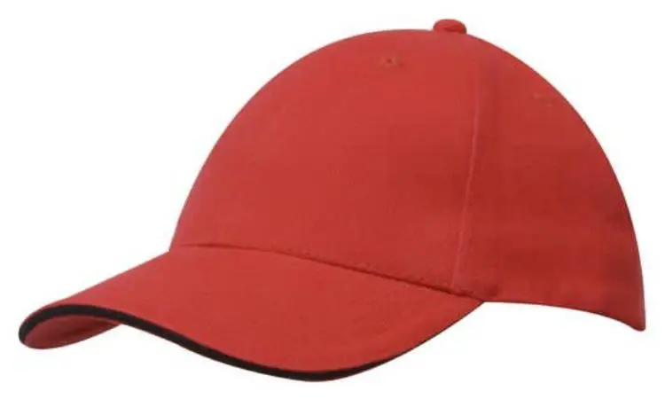 Picture of Brushed Heavy Cotton Cap with Sandwich Trim