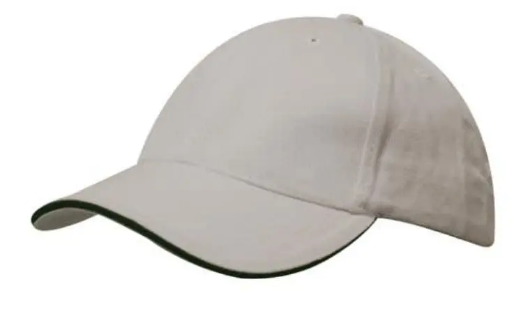 Picture of Brushed Heavy Cotton Cap with Sandwich Trim