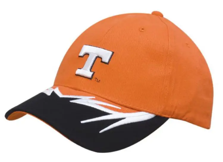 Picture of Brushed Heavy Cotton Cap with Embroidered Peak Insert