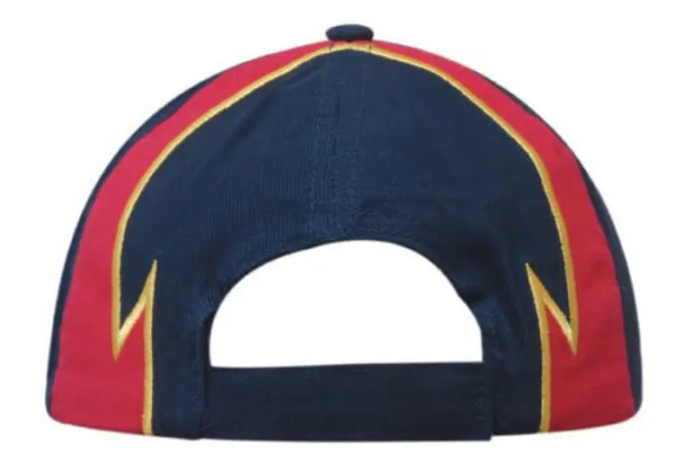 Picture of Brushed Heavy Cotton Cap with Embroidered Edged Inserts to Peak & Crown
