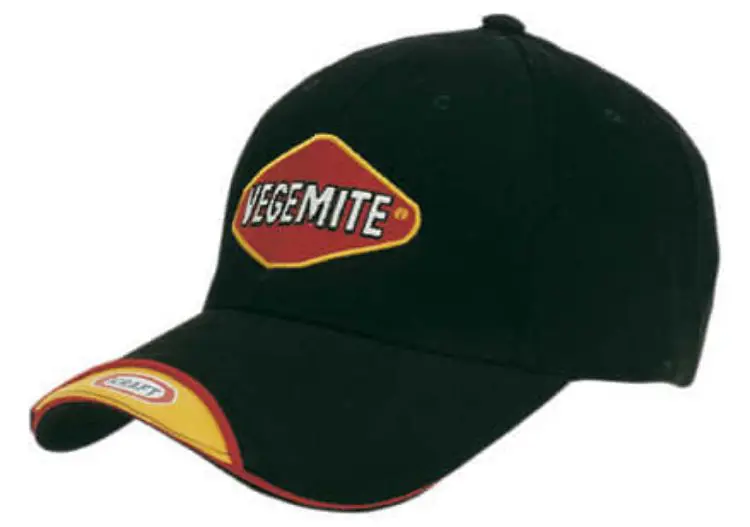 Picture of Brushed Heavy Cotton Cap with Sandwich & Peak Indent