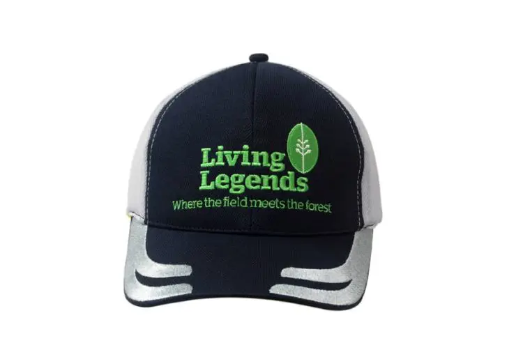 Picture of Brushed Heavy Cotton Cap & Cool Dry Fabric with Embroidered Design on Peak