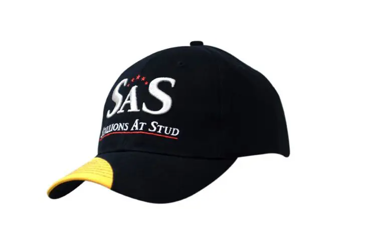 Picture of Brushed Heavy Cotton Cap with Insert on Peak