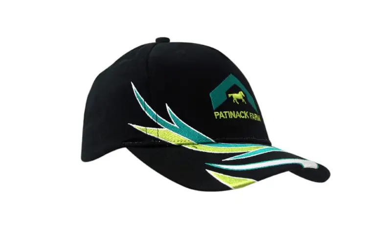 Picture of Brushed Heavy Cotton Cap with Crown & Peak Flash Embroidery