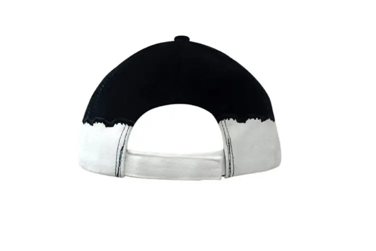 Picture of Brushed Heavy Cotton Cap with Sandwich Trim & Inserts/Embroidery on Crown & Peak