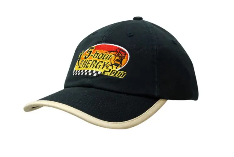 Picture of Washed Chino Twill Cap with Peak Trim