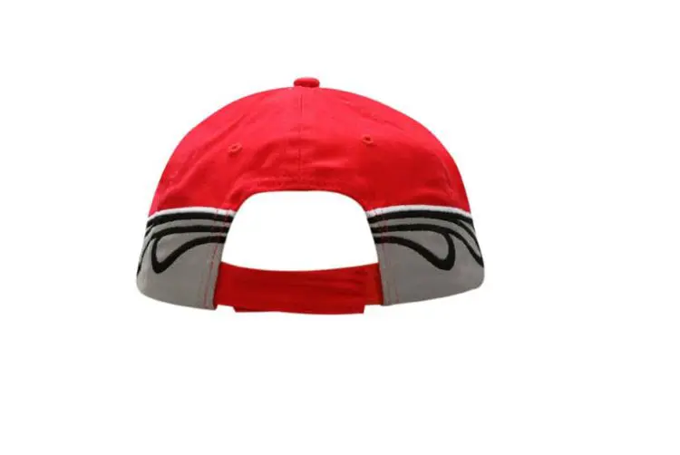Picture of Brushed Heavy Cotton Cap with Inserts/Embroidery on Crown/Peak & Print Design on Peak