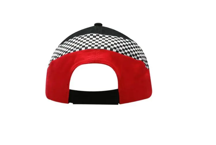Picture of Brushed Heavy Cotton Cap with Sandwich Trim & Printed Check Insert on Crown