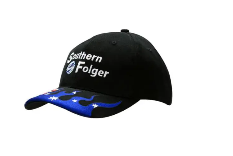 Picture of Brushed Heavy Cotton Cap with Australia Embroidery on Peak