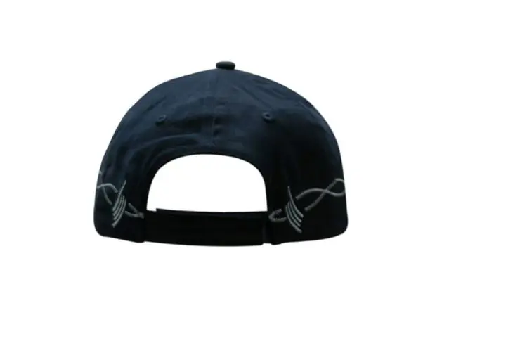 Picture of Brushed Heavy Cotton Cap with Chain Embroidery on Crown & Peak
