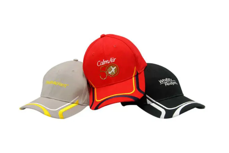 Picture of Brushed Heavy Cotton Cap with Peak & Crown Embroidered Design