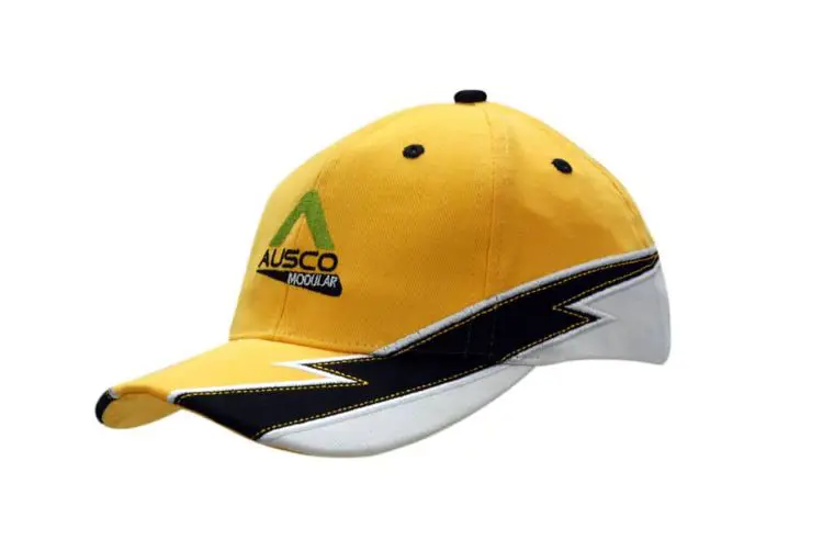 Picture of Brushed Heavy Cotton Cap with Strike Design on Crown & Peak