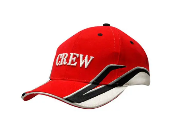 Picture of Brushed Heavy Cotton Cap with Sandwich Trim and Crown & Peak Inserts/Embroidery